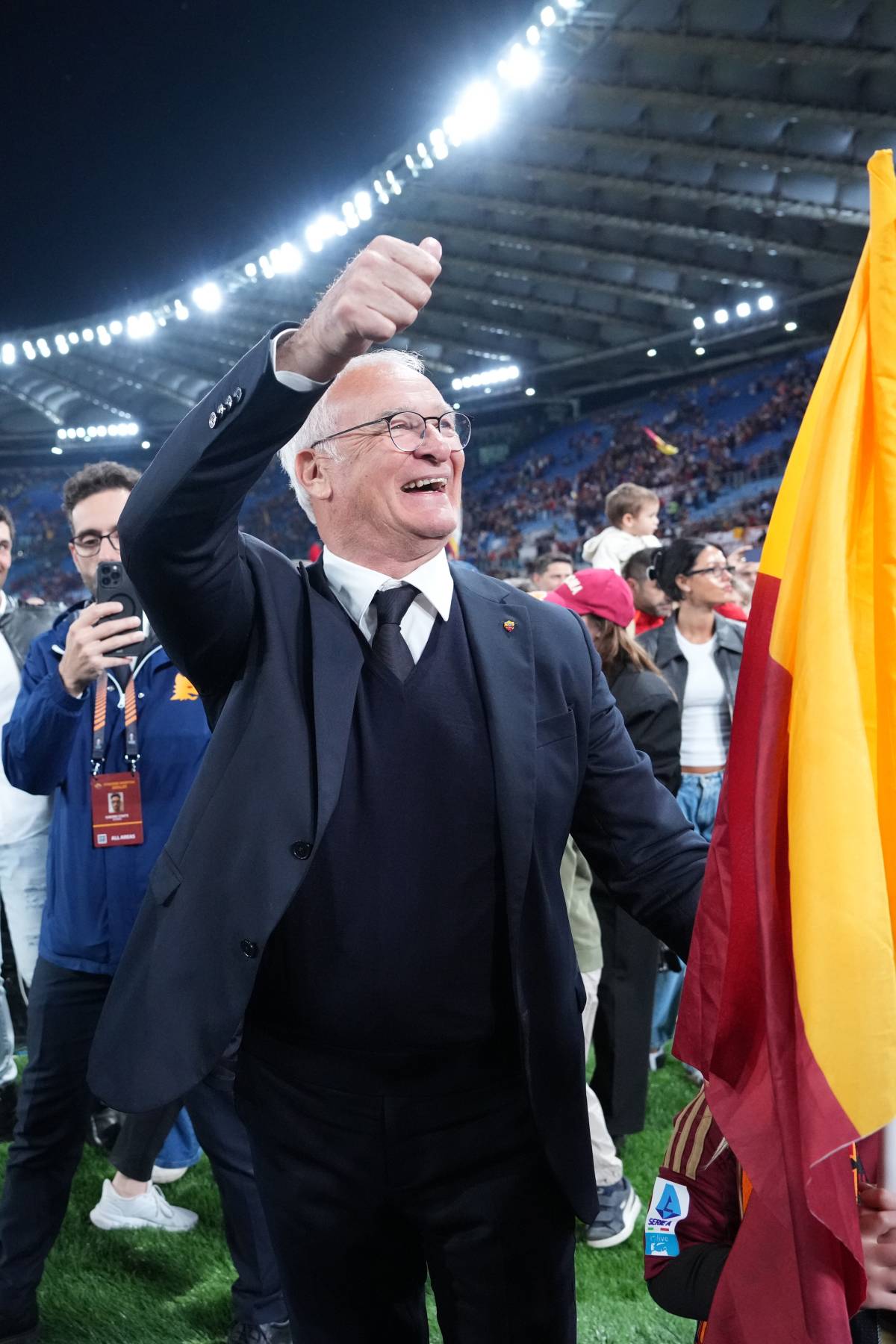 L'Olimpico omaggia la Roma di Ranieri che sorpassa la Lazio