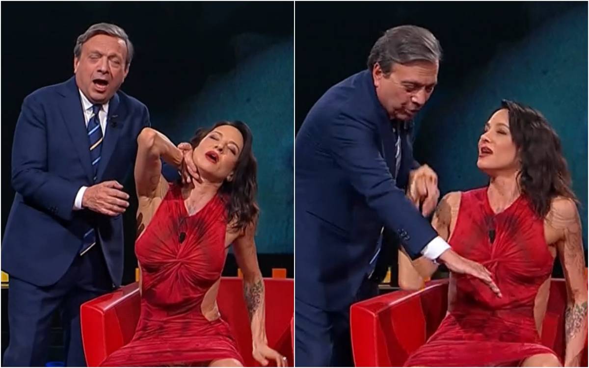 Asia Argento: “Ecco come fingono le donne a letto". Momento imbarazzante con Chiambretti
