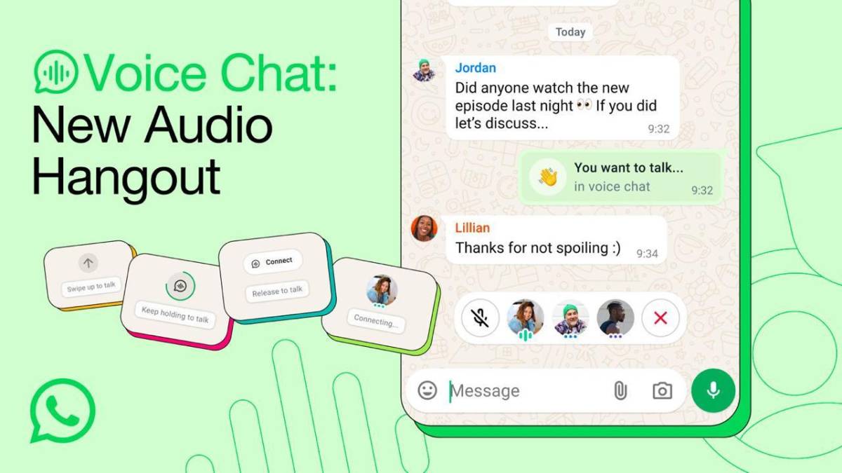 WhatsApp, arrivano le chat vocali nei gruppi. Come si attivano