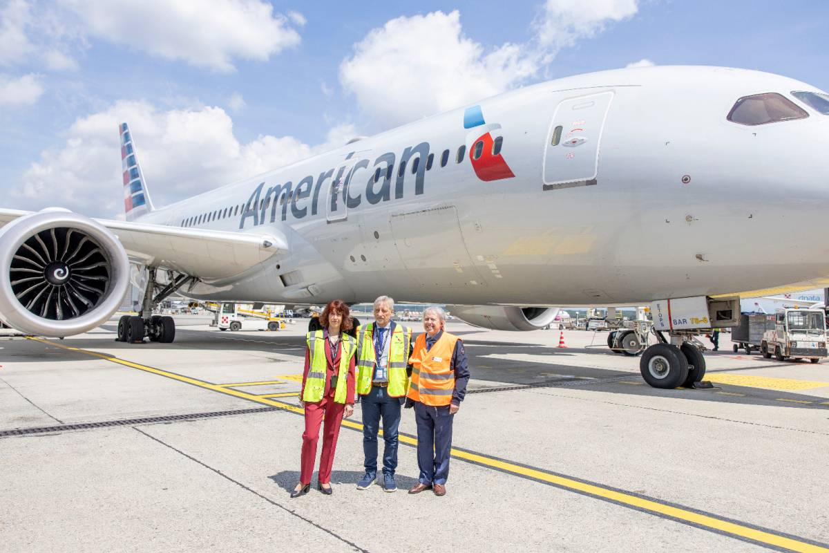 Malpensa, American Airlines inaugura il nuovo volo diretto estivo per Filadelfia