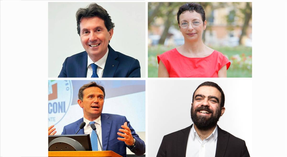 Da sinistra in senso orario Mascaretti, Zambito, Grimaldi e Cattaneo