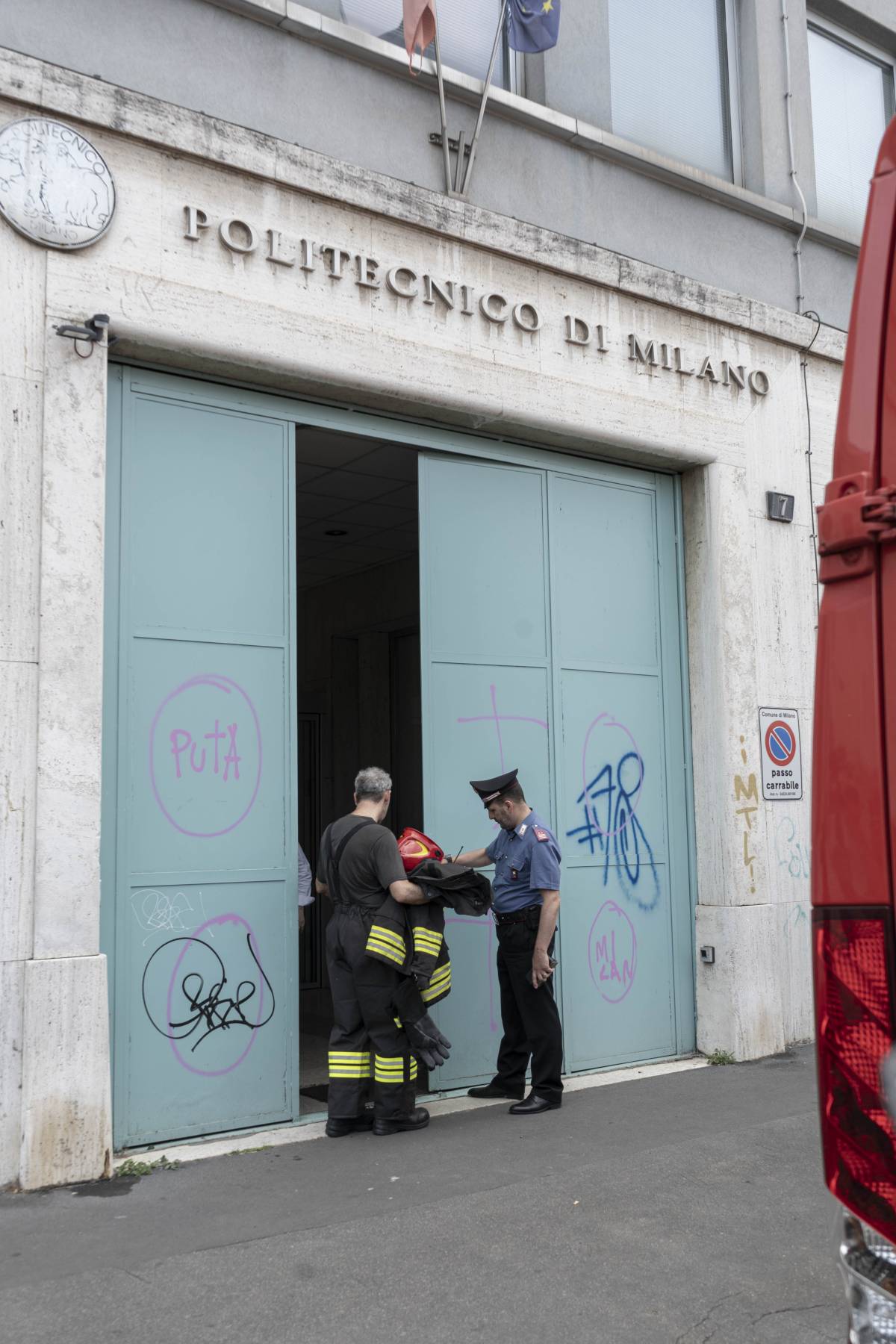 Frigo rotto, allarme esplosione a Ingegneria chimica del Poli