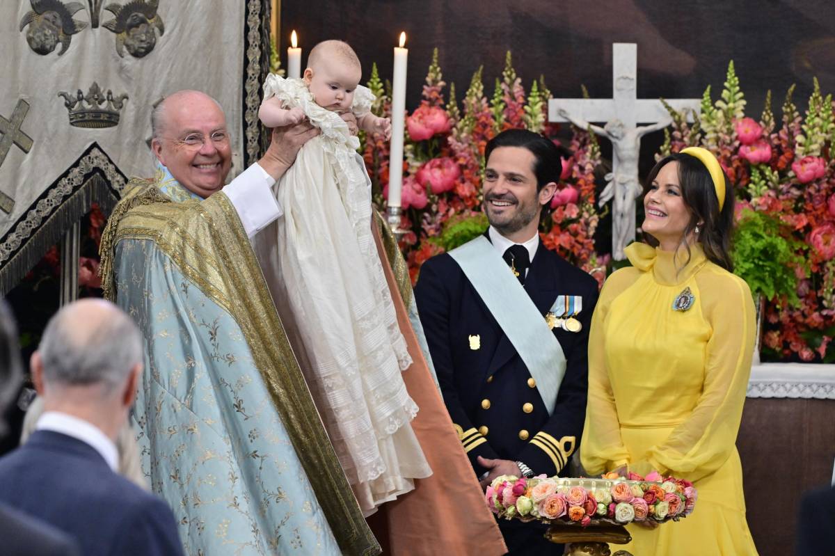 Il battesimo della principessa Ines di Svezia