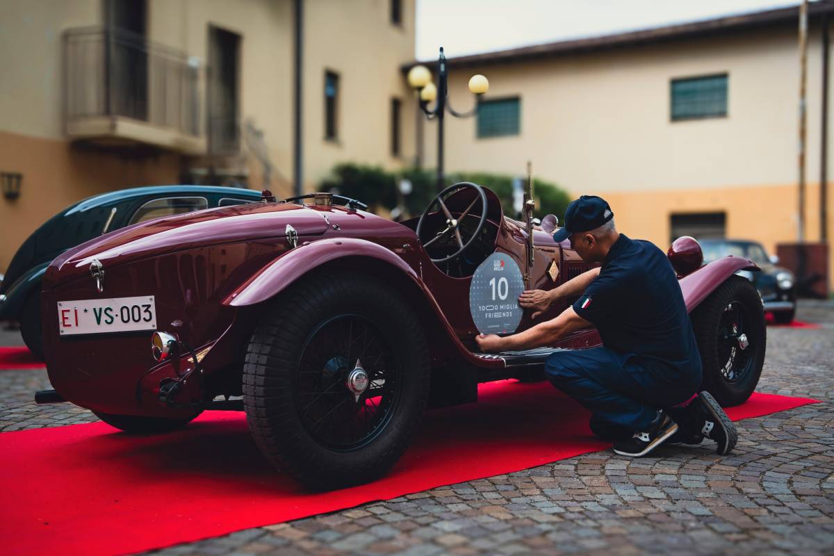 L'Alfa Romeo Zagato dell’Esercito pronta per la “1000 Miglia” 2025