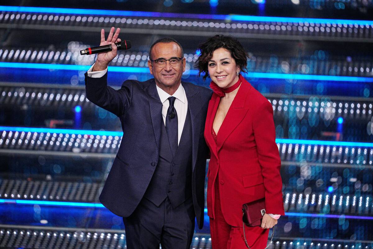 Carlo Conti e la moglie Francesca Vaccaro