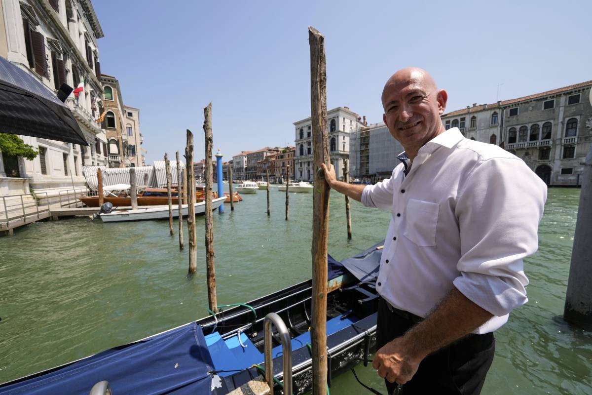 Jeff Bezos a Venezia