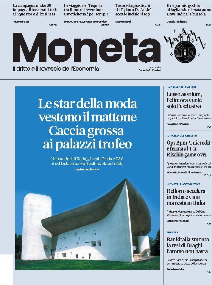 Moneta, il lusso diventa assoluto. Atomo, Bankitalia snobba Draghi