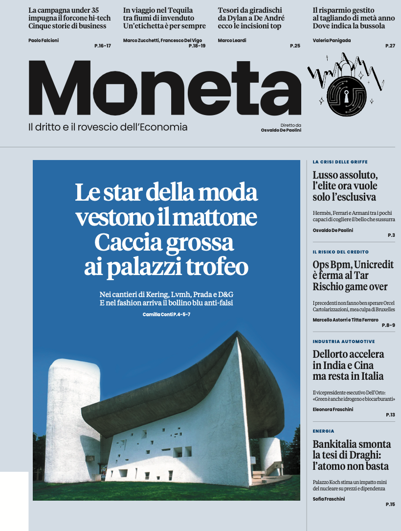 Moneta, il lusso diventa assoluto. Atomo, Bankitalia snobba Draghi
