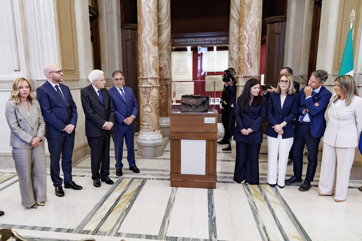 Borsellino, Meloni all'inaugurazione della mostra in Parlamento: "Italia ha diritto di conoscere la verità"