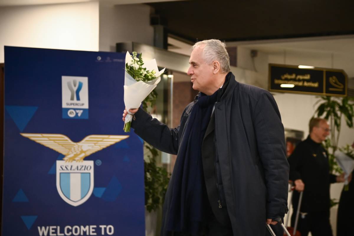 Claudio Lotito presidente della Lazio