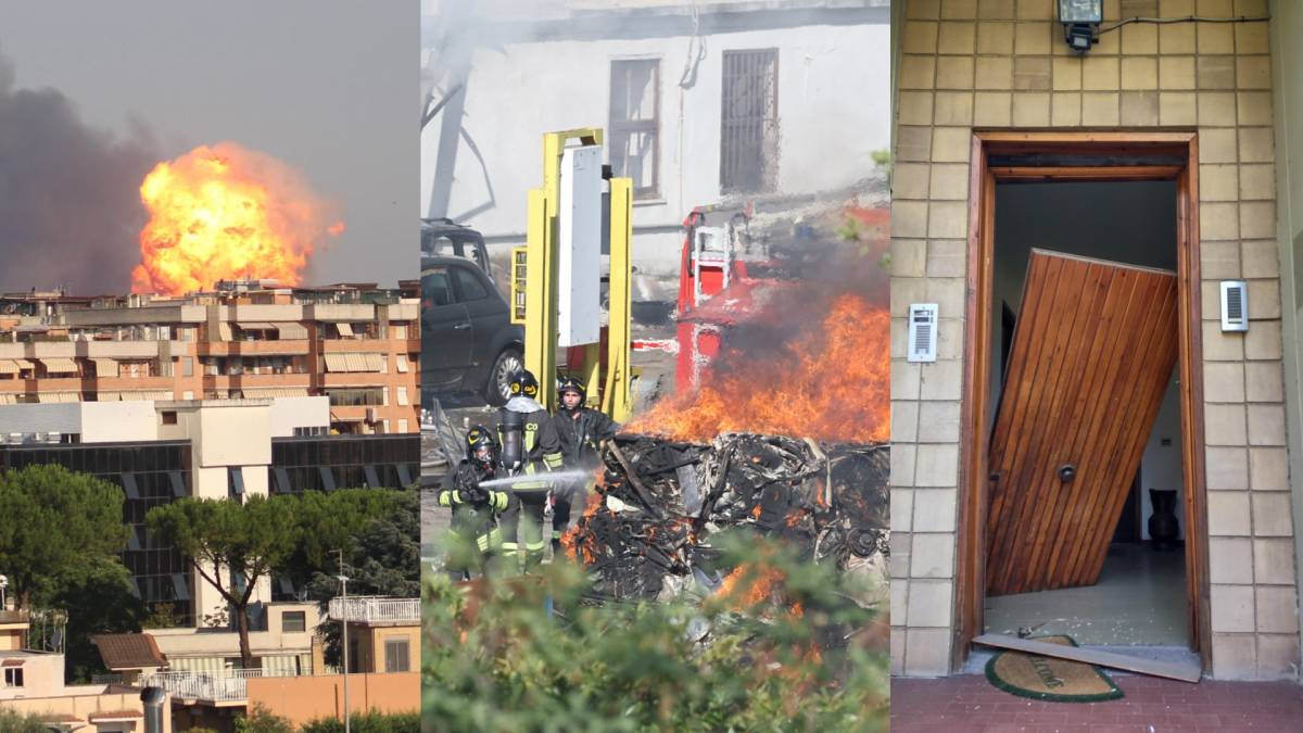 Paura a Roma, esplode distributore gpl: 45 feriti, 2 sono gravi. Danni ai palazzi e residenti in fuga