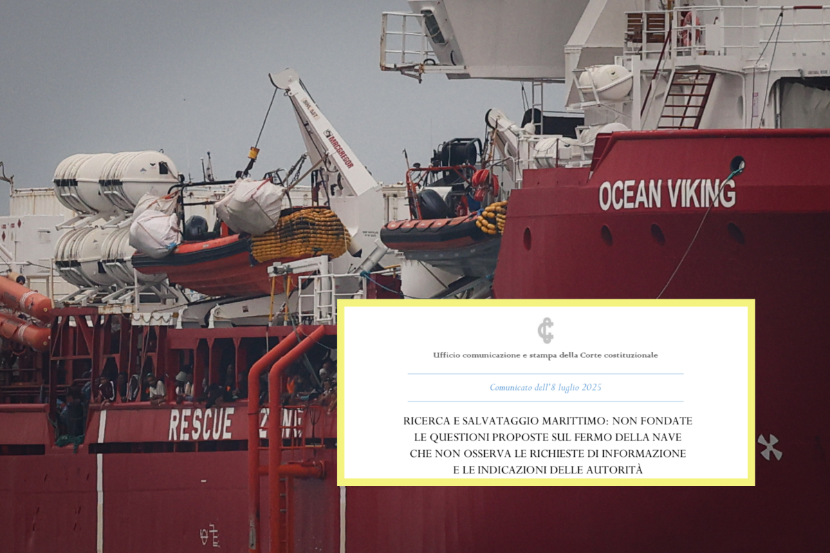 "Il fermo della nave è lecito". La Consulta dà ragione a Piantedosi