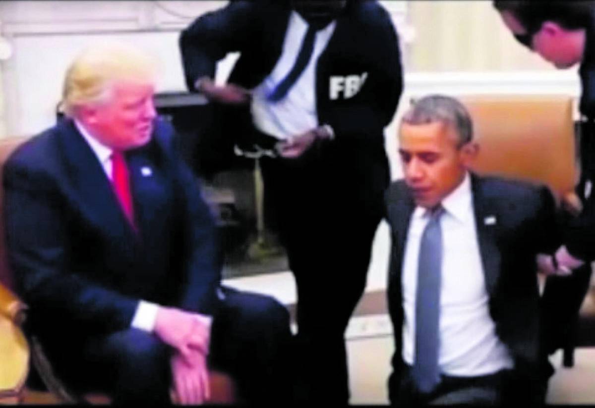 E il presidente in un video arresta Obama