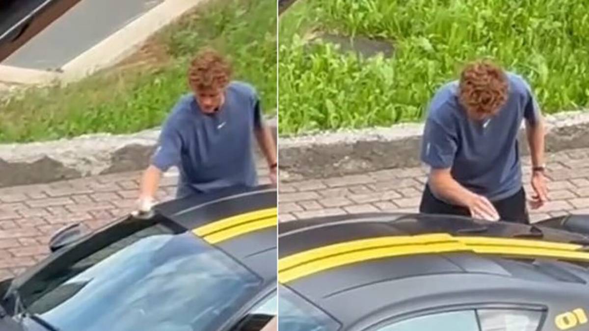 Sinner lava la sua Ferrari 812 Competizione: la vettura del Cavallino con 830 cavalli