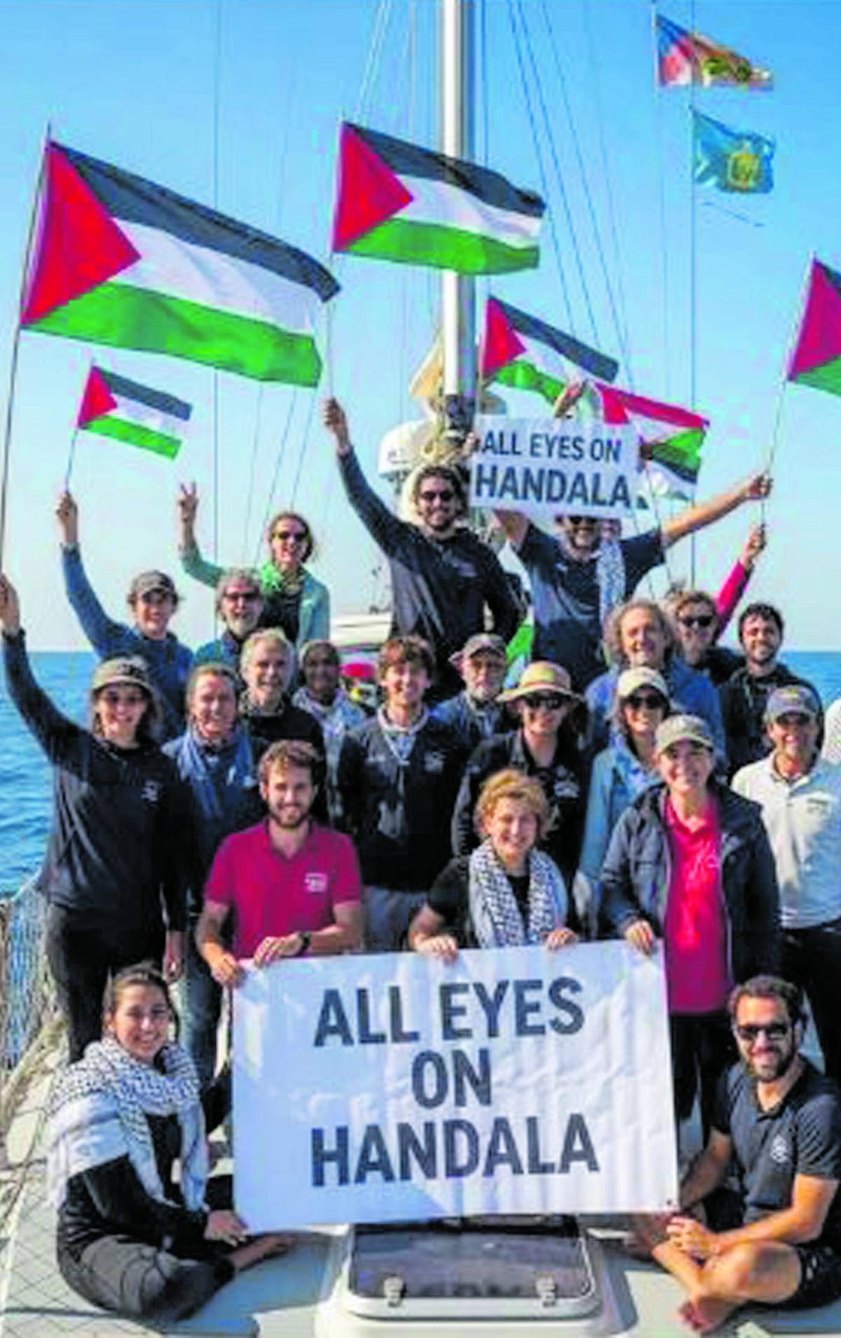 La Flotilla in navigazione verso Gaza per portare aiuti umanitari