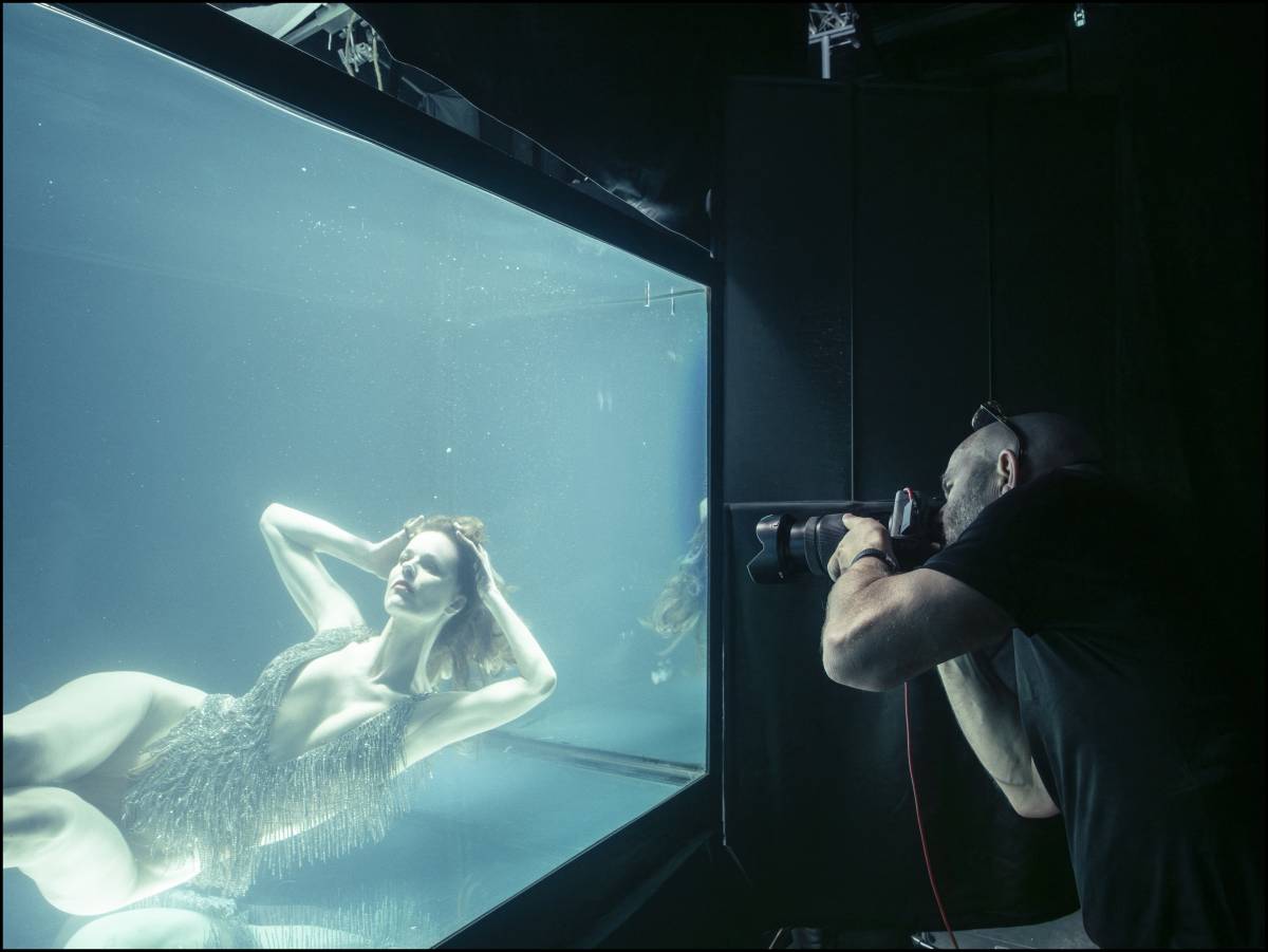 "Sento mia la fluidità dell'acqua. Le indicazioni del fotografo? Poche, ma intense"