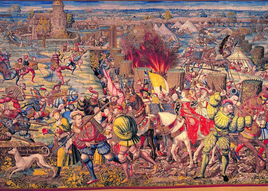 La battaglia di Pavia raccontata dagli Arazzi e dai geni del XVI secolo