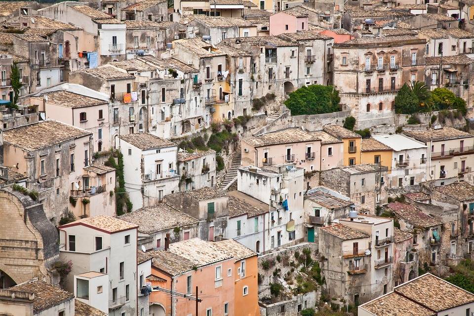 Una veduta del centro storico di Ragusa