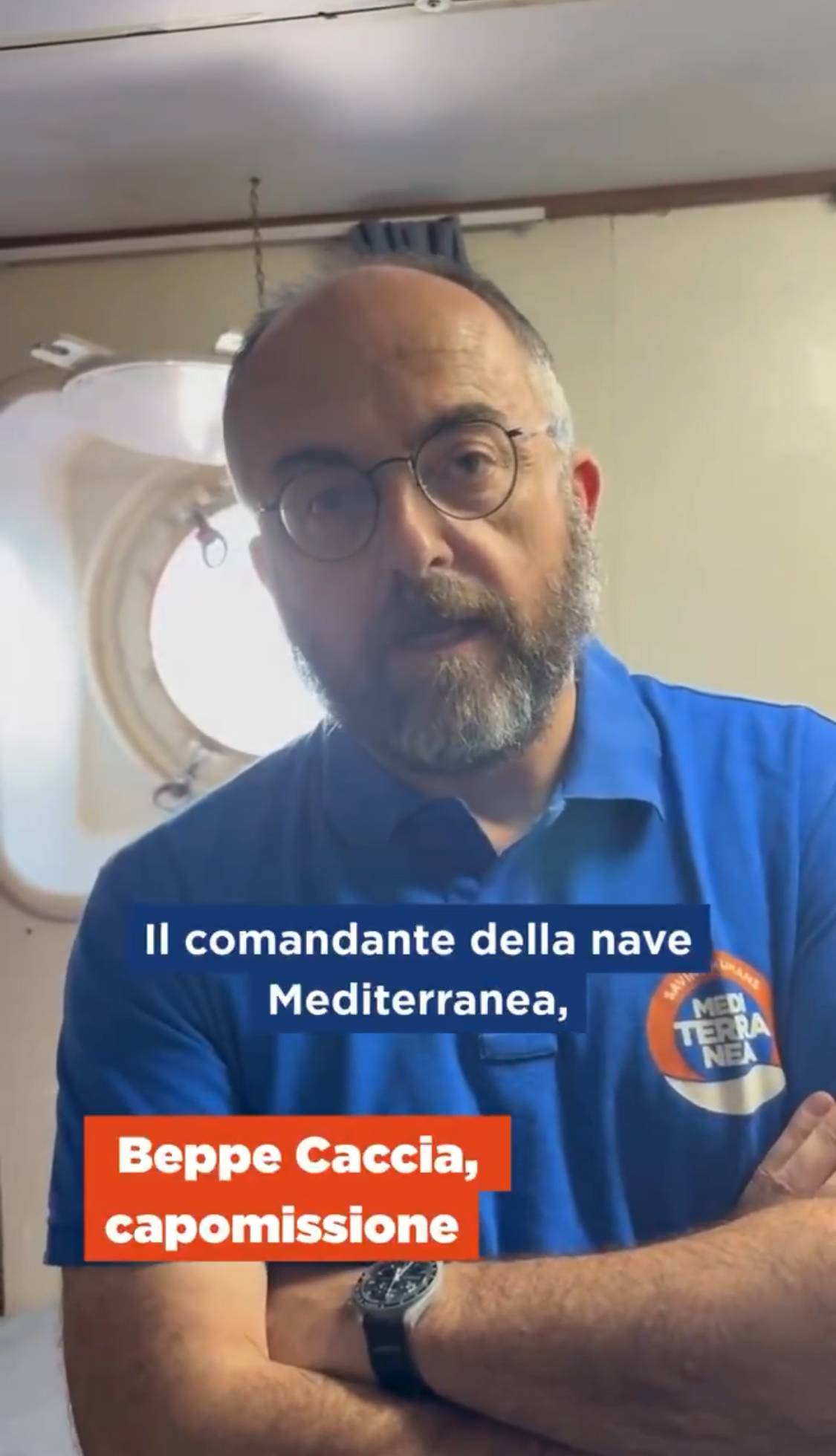 Chi è Beppe Caccia, il capitano della Mediterranea che sfida il governo