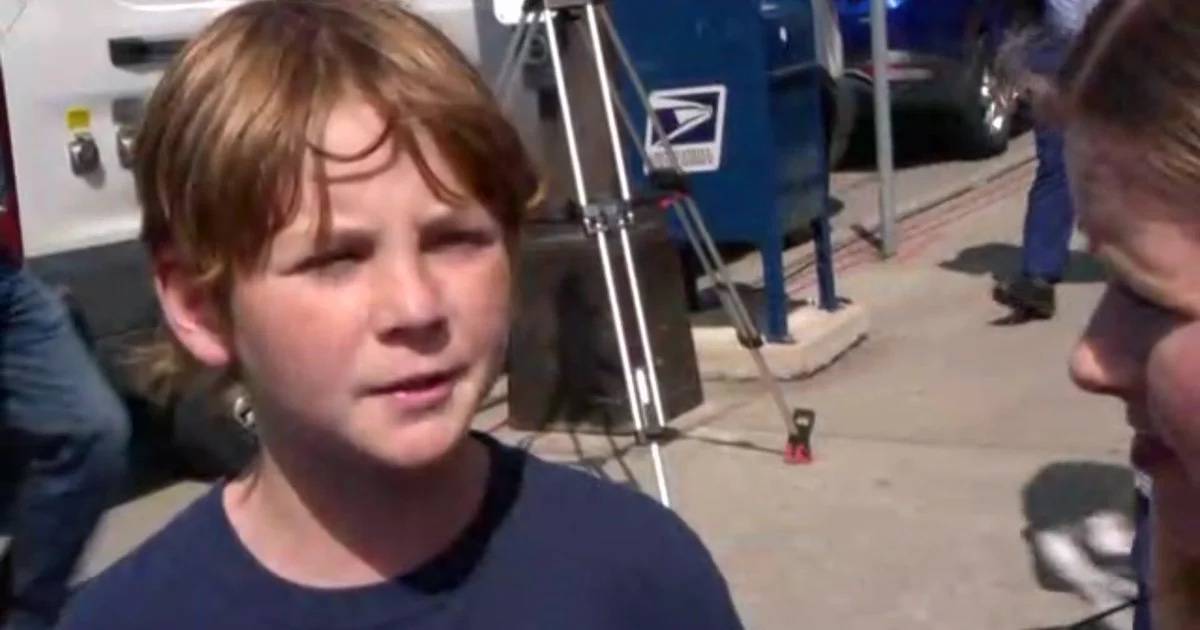 Weston il bambino salvato dall'amico Victor durante la sparatoria (Foto video)