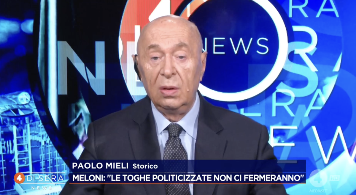 Mieli promuove Meloni e spiazza la sinistra: gelo in studio