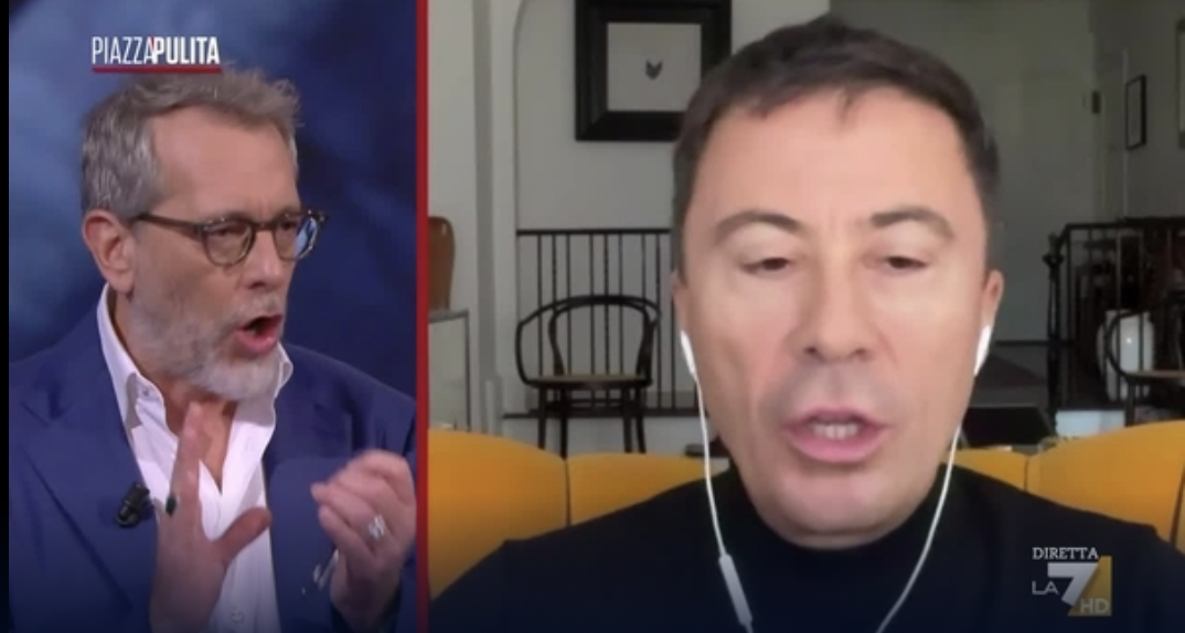 "Sono antisemita secondo lei?", "Antisionista". Rissa in tv tra Formigli e Bocchino