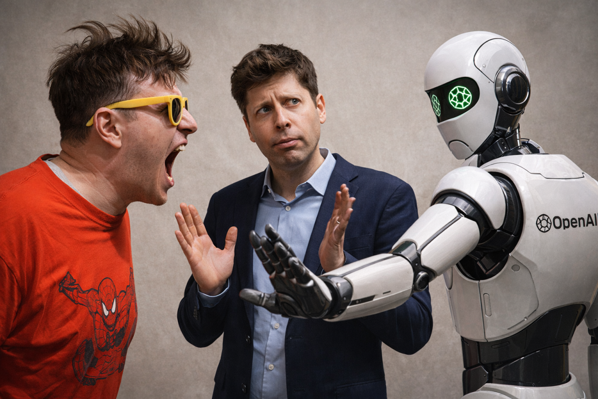 Ho litigato con ChatGPT: quando le paranoie di Sam Altman entrano in chat