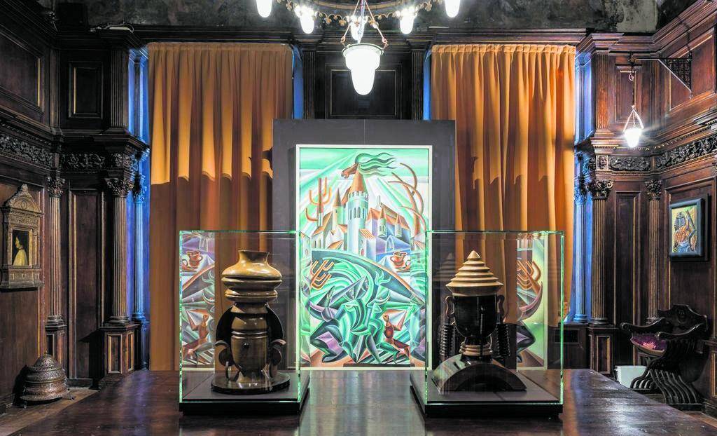 Le opere di Depero "si accomodano" in Casa fra gli arredi