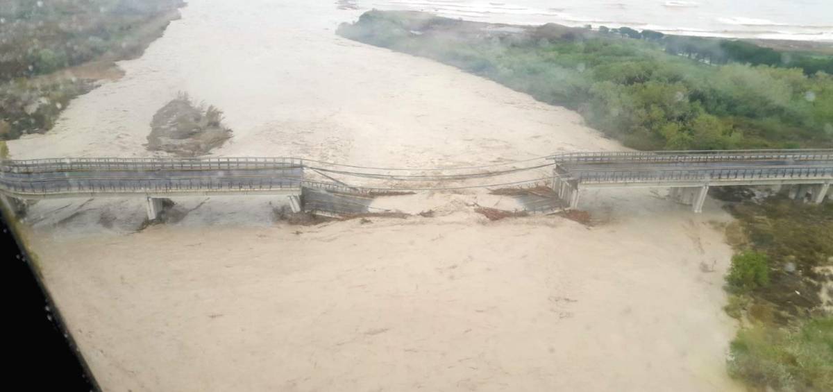 Maltempo Molise, crollo viadotto Trigno: Anas aveva già disposto e attuato la chiusura del tratto della SS 16 "Adriatica"