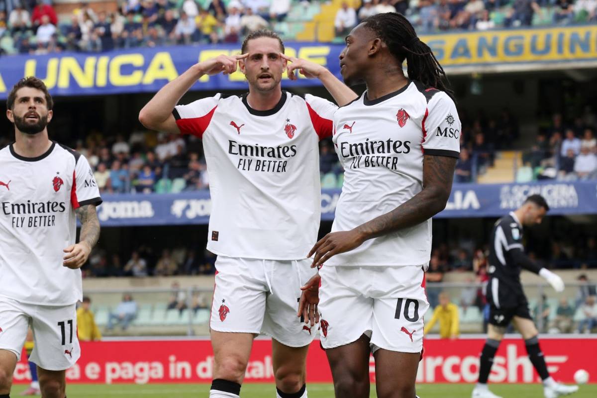 Il Milan soffre ma passa di misura a Verona: i rossoneri raggiungono il Napoli al secondo posto