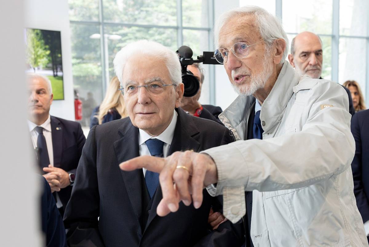 L'abbraccio tra Renzo Piano e l'