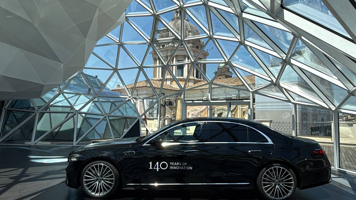 Debutto della Mercedes Classe S a Roma