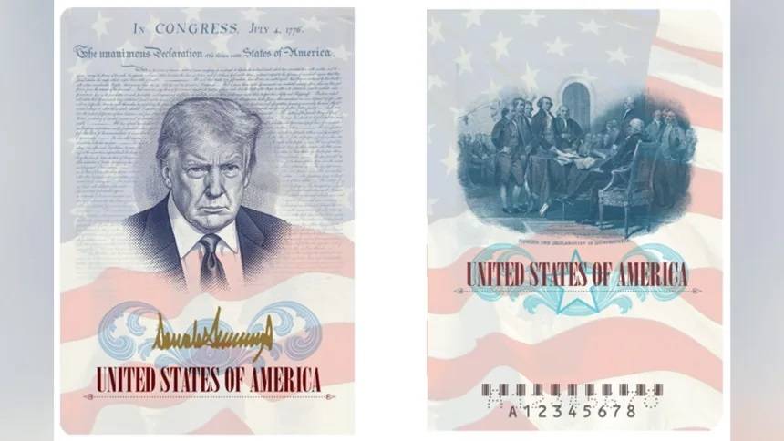 Trump aggiunto sui passaporti USA per il 250° anniversario