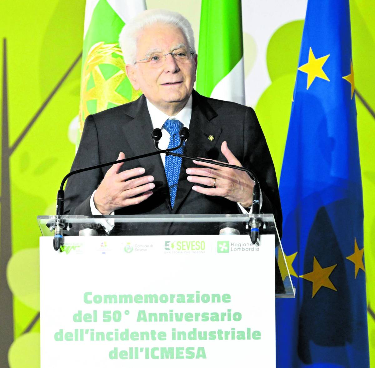Cinquant'anni dal disastro di Seveso. Mattarella: "Ispirò nuove norme europee"