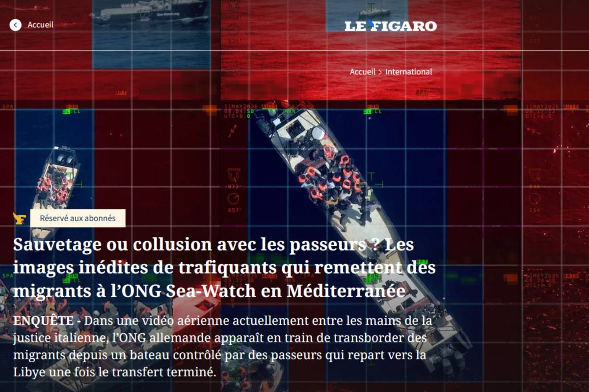 Sea Watch attacca il Giornale, ma l'inchiesta fa il giro del mondo: pubblicata anche su Le Figaro