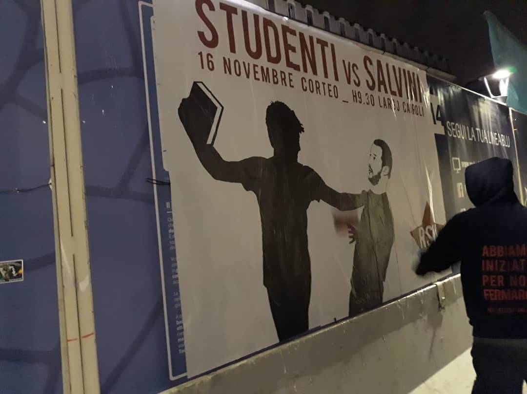 "Salvini solo un topo di fogna". I collettivi inneggiano al pestaggio