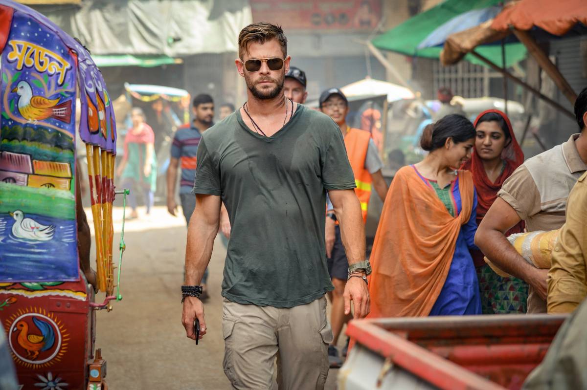 Chris Hemsworth in Extraction, prossimo film d’azione di Netflix