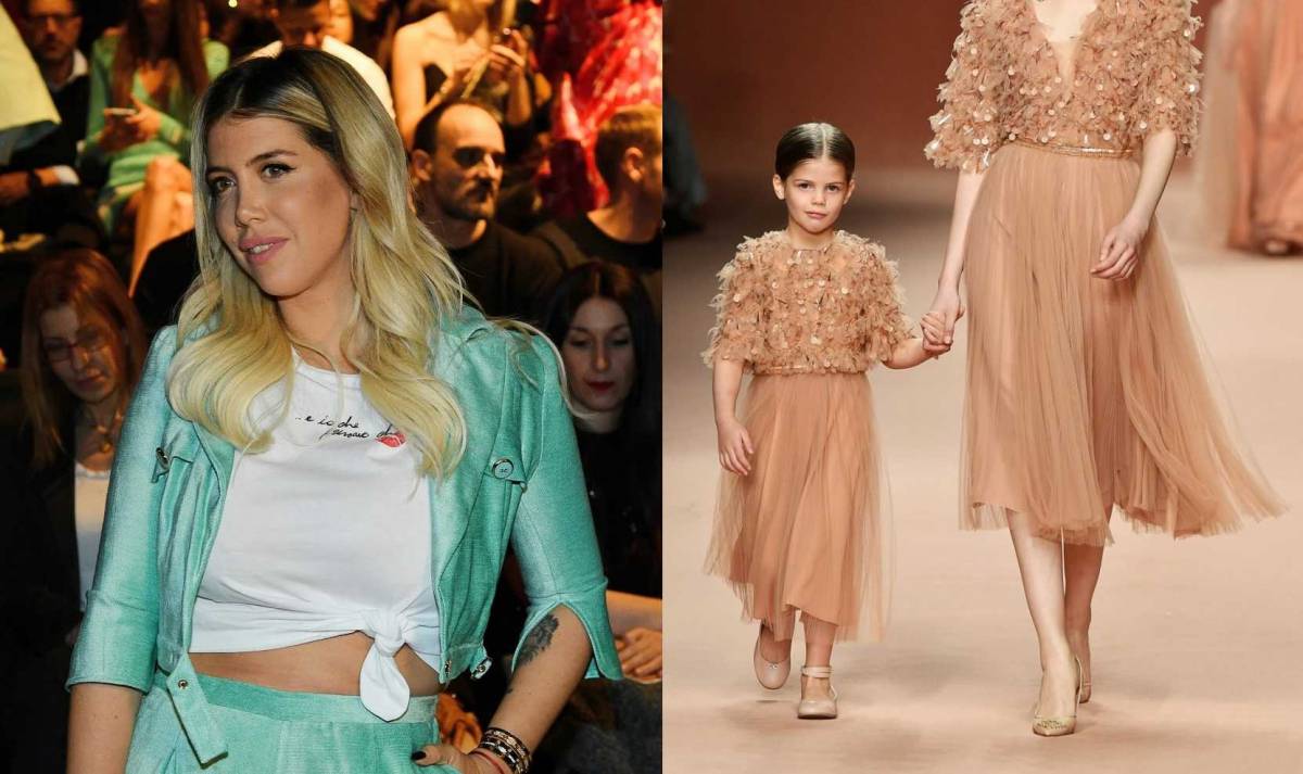 La figlia di Wanda Nara debutta alla Fashion Week a soli 5 anni