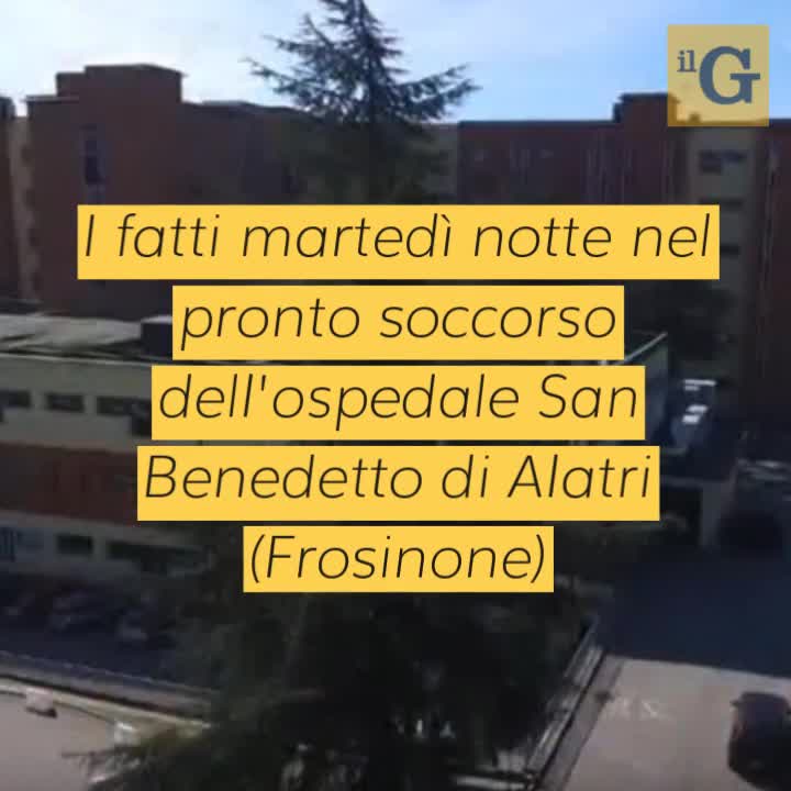 Nigeriano scatena il panico in pronto soccorso, danneggia una porta e aggredisce i militari