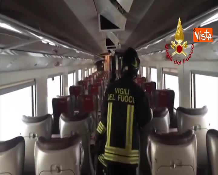 Frecciarossa deraglia a Lodi: le immagini dei soccorsi