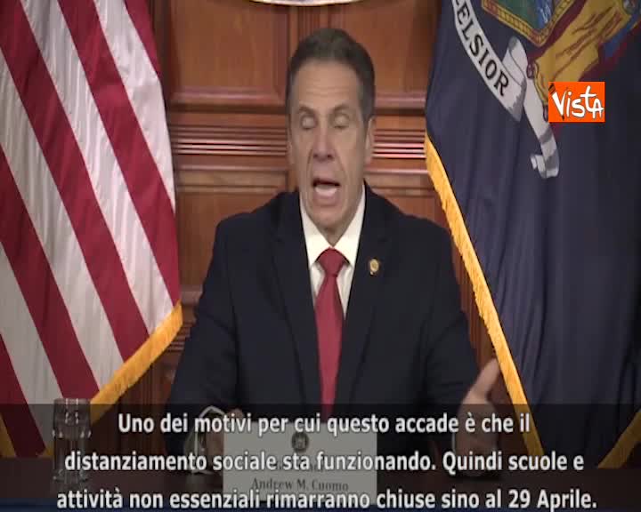 Cuomo: “Lockdown a New York esteso sino al 29 aprile”