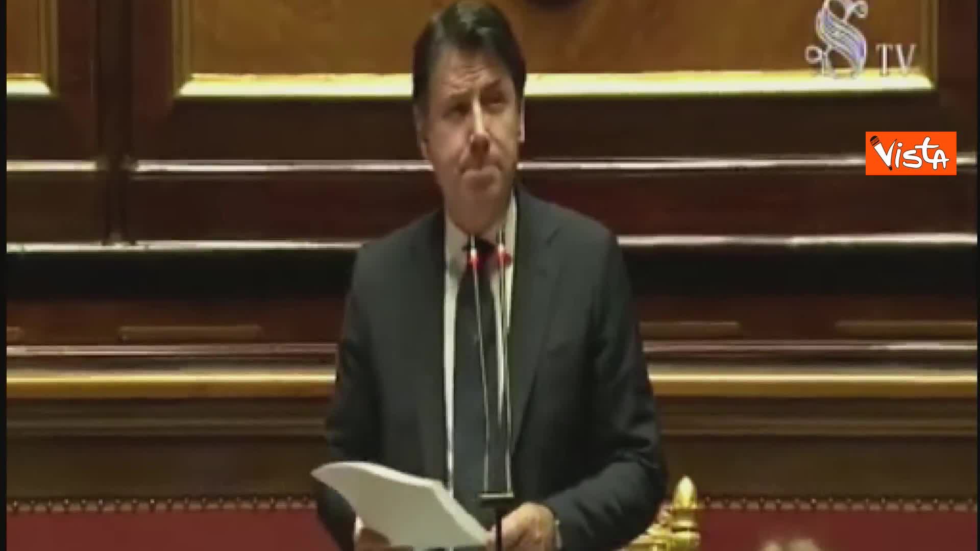 Opposizioni contestano Conte in Senato e lui: "Disponibilità a dialogo"