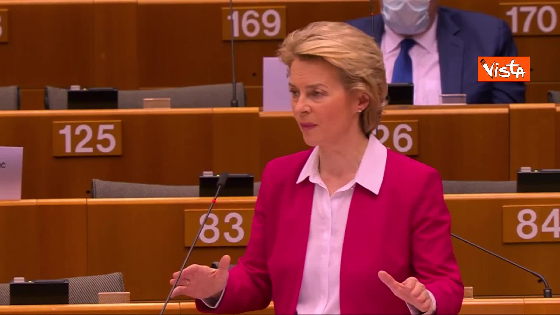 Coronavirus, Von der Leyen: “Piano rilancio coraggioso da 750mld”