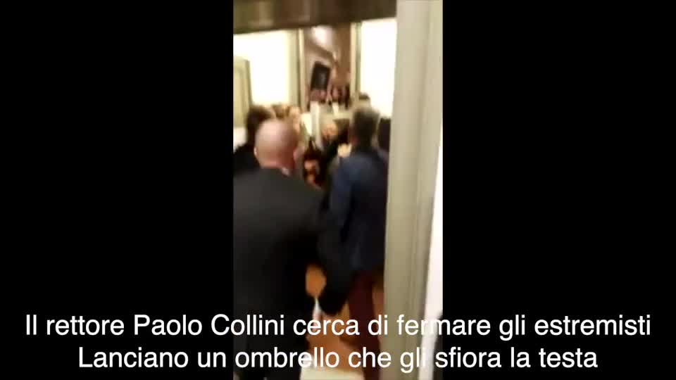 La protesta contro Biloslavo a Trento