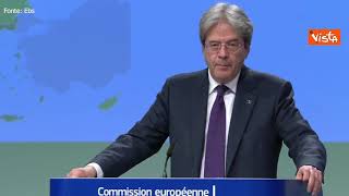 Gentiloni: "Crescita Italia incoraggiante, ma serve attuare progetti Pnrr"