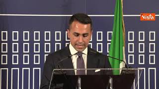 Di Maio: "Condanniamo i razzi da Gaza, ma serve moderazione"
