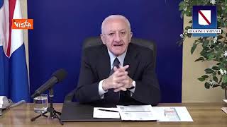 De Luca: "Su AstraZeneca vicenda sconcertante, disastro comunicativo"