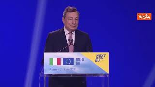 Recovery Draghi: "Spero sia l'alba della ripresa economia italiana"