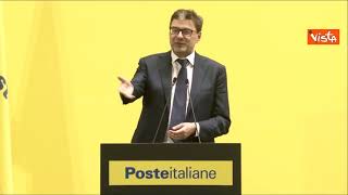Poste presenta nuovo hub logistico, Giorgetti: "Sintesi felicissima di sviluppo economico"