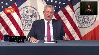 Il sindaco di New York De Blasio: "Comportamento Cuomo inqualificabile, deve dimettersi"